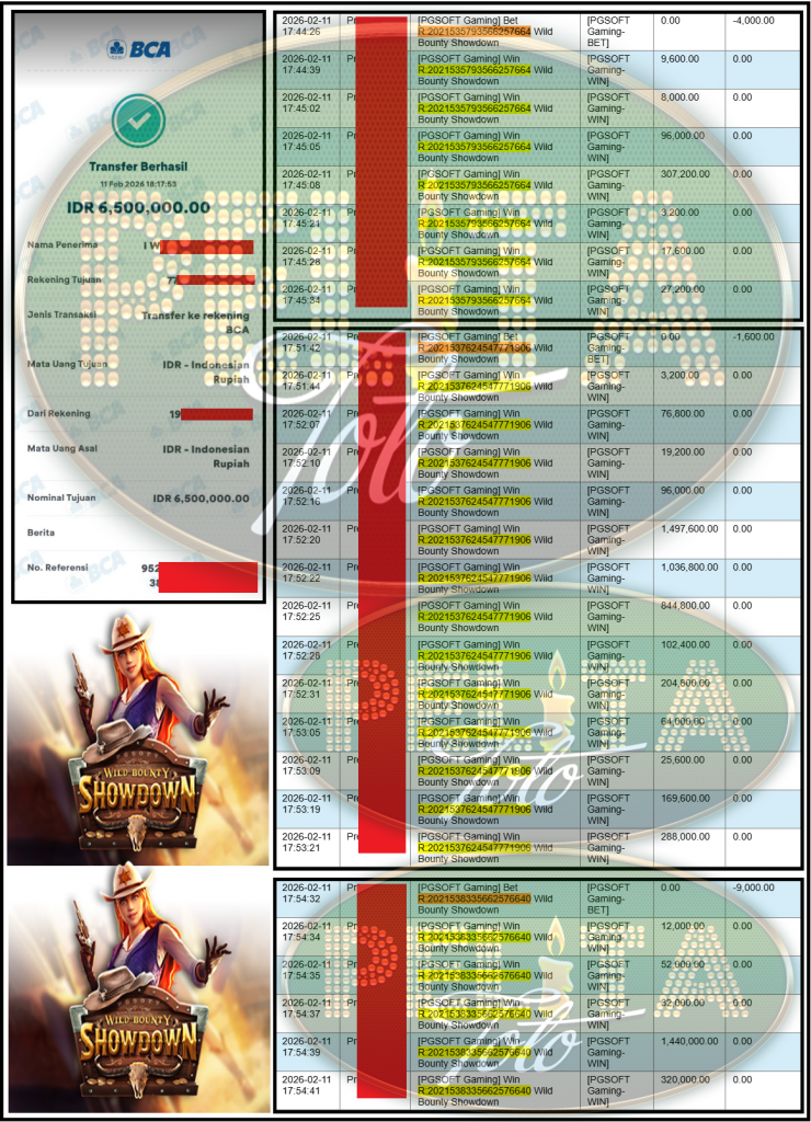 PELITATOTO JACKPOT PGSOFT Gaming ”Wild Bounty Showdown” Rp 6,500,000,- LUNAS