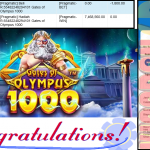 KISARAN4D JACKPOT PRAGMATIC Gaming ”Gates of Olympus 1000” Rp 7,400,000,- LUNAS